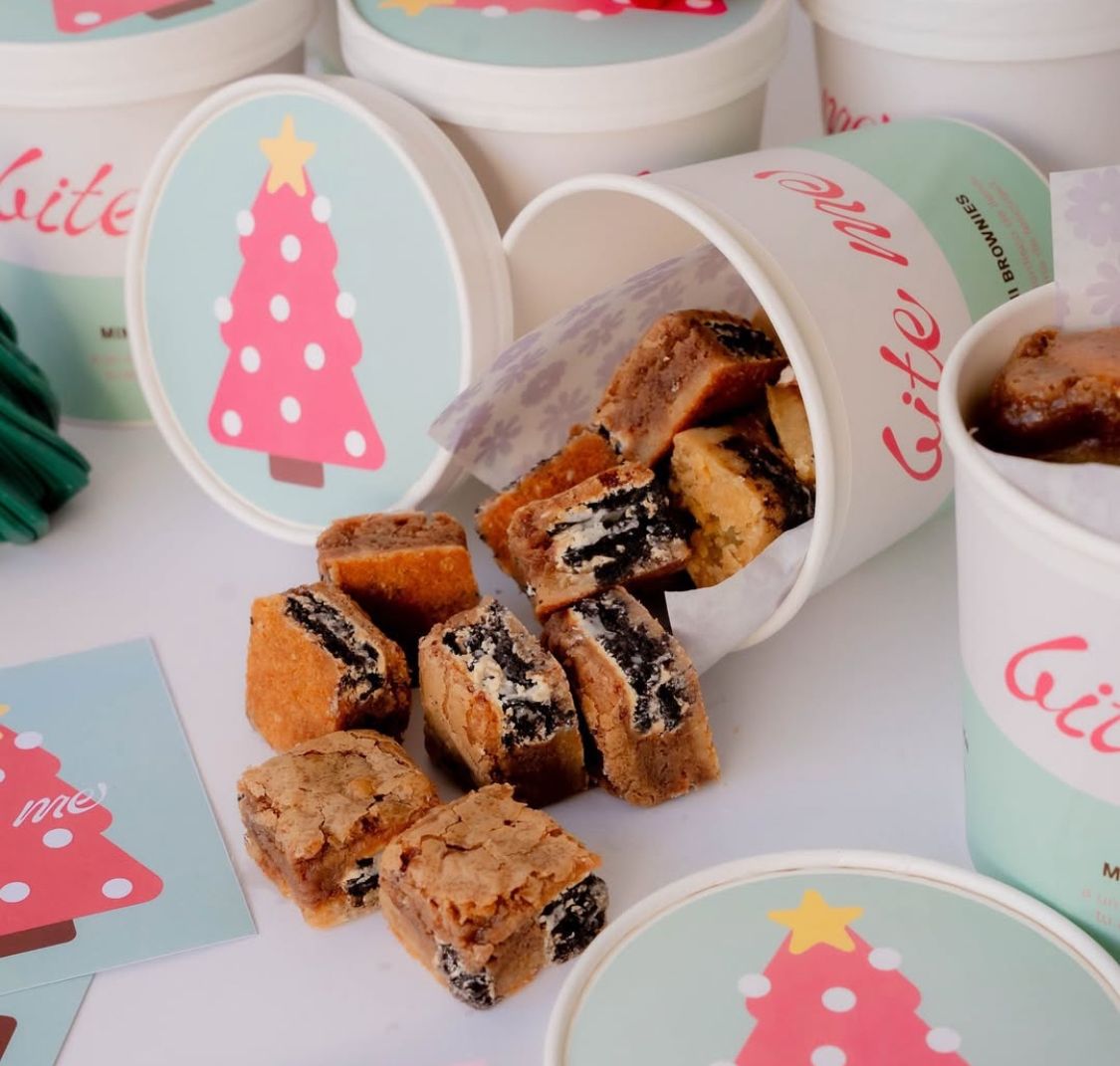 Bite de brownie: Oreo